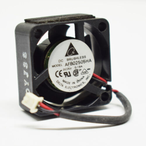 4pcs Delta AFB02505HA 25x25x10mm 2510 5V 0.18A 2pin DC Brushless Cooling Fan - Picture 4 of 4