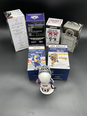 Lot of 7 Los Angeles Kings Collectable Bobbleheads USA Team Goalie