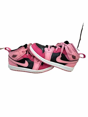 Pink Baby Girl Jordans Size NIKE AIR JORDAN MID PINK CORAL CHALK