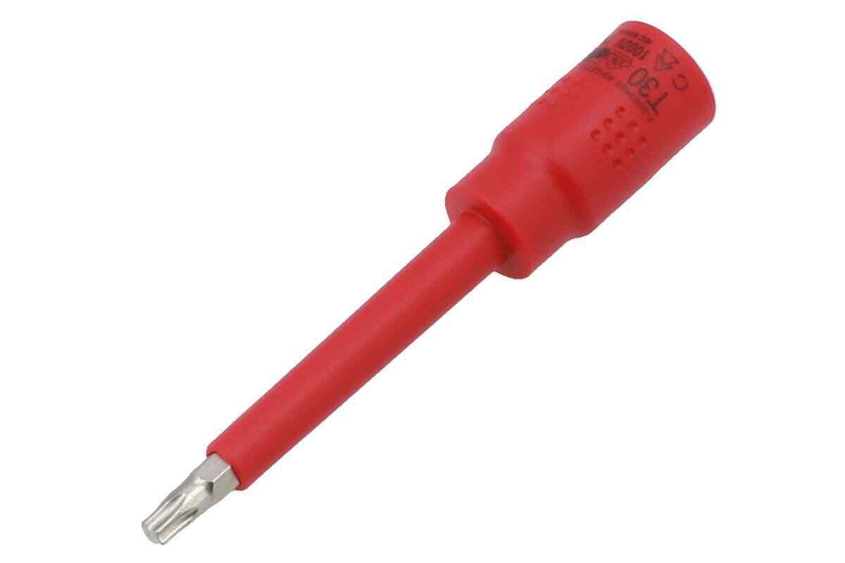 Laser Tools 8921 Insulated Deep Torx Socket & Bit T30 x 120mm 3/8""D