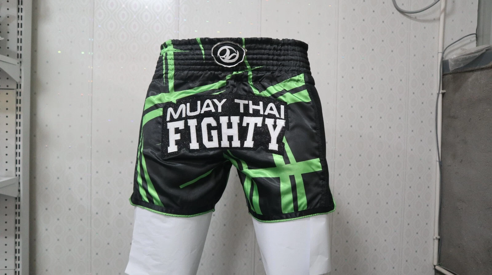 MMA Training Shorts Muay Thai Fighting Boxing Sports Pants Embroidery Satin - Picture 5 of 22