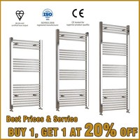 Bathroom Straight Heated Towel Rail Radiator Chrome Ladder Warmer