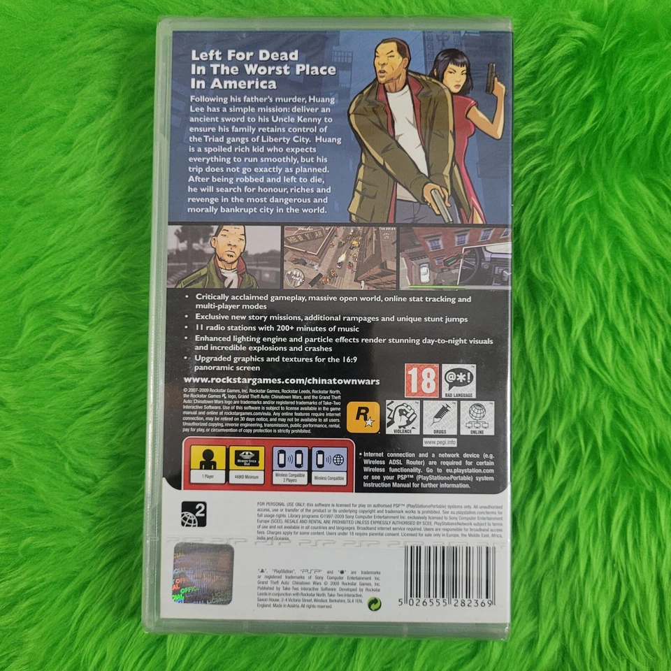 psp GRAND THEFT AUTO Chinatown Wars Game NEW & Sealed REGION FREE PAL UK Version - Image 2 of 4