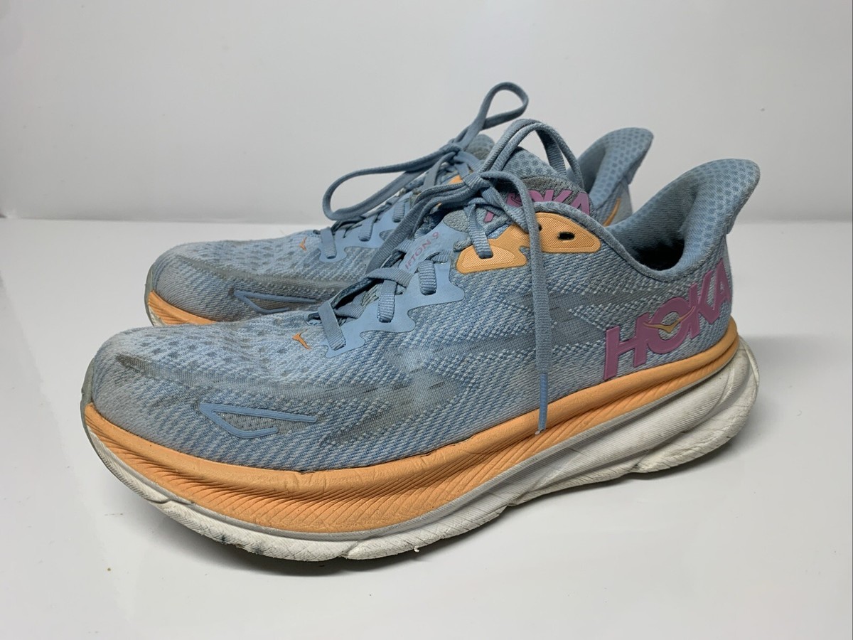 Size 8.5 - Hoka One One Clifton 9 Wide Airy Blue W for sale