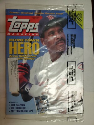 Toppz Magazine Spring 1993 Issue 14 Dave Winfield Baseball Sealed 28d2