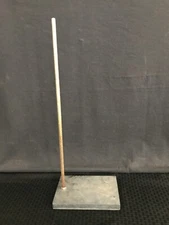 SS & Cast Iron 6” L x 9” W x 24-1/4" H Rectangle Base Support Stand 23” Rod