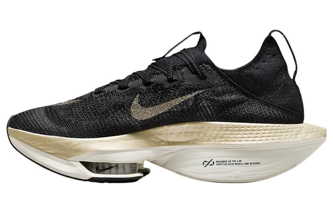 Nike Air Zoom Alphafly Next% 2 Black Metallic Gold Grain Nike Air Zoom Alphafly Next% 2 Black Metallic Gold Grain