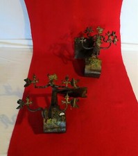 🟡COPPIA DI ANTICHI PEZZI DI CARRO SICILIANO - CASSEFUSO -EPOCA 1800-A-277