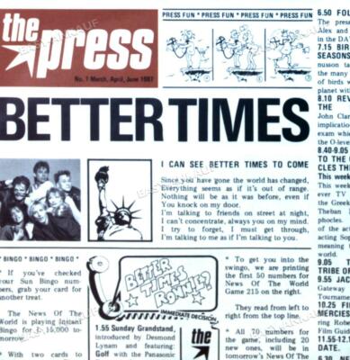 The Press - Better Times 7in 1987 (VG/VG) .