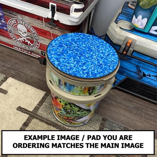 USATuff SeaDek Pad | EVA Foam | fits YETI Loadout Bucket Top | SG/B Ammo Skull - Picture 3 of 9