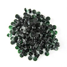 Dark Green Transparent Dots D125-96 COE 96 Glacial Art Glass Fusing Supplies