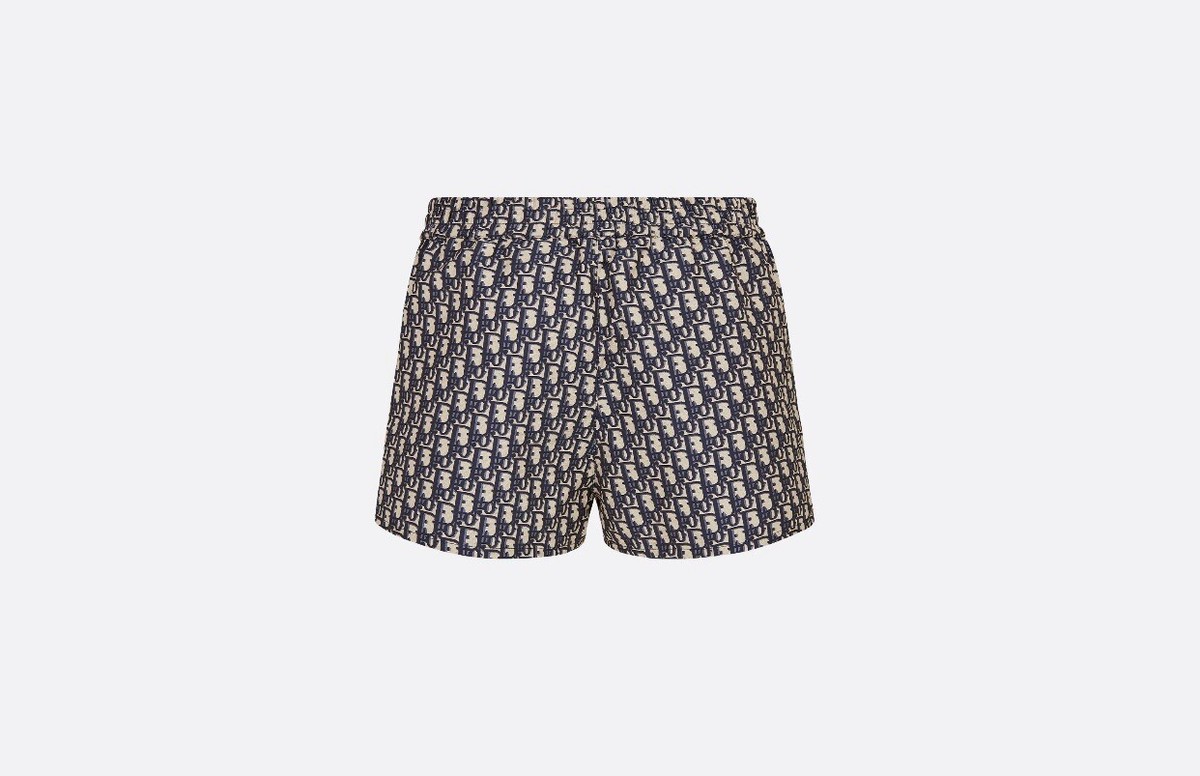 New Authentic DIOR 23SS Oblique Technical Taffeta Jacquard Shorts