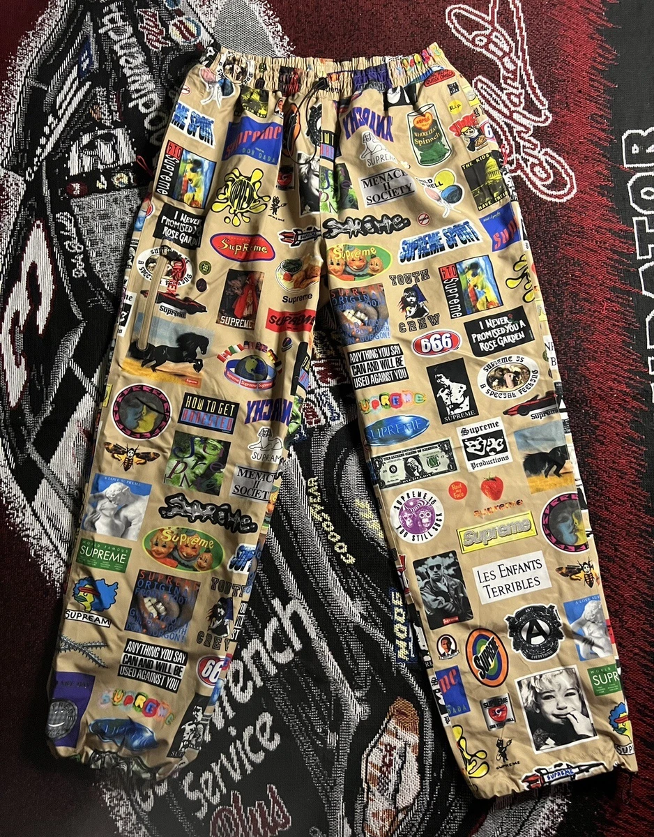 Supreme GORE-TEX Stickers Pant 'Tan' Men’s Size Large