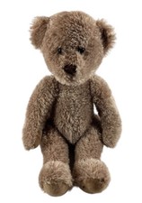 F.A.O Schwarz Brown Plush Teddy Bear Stuffed Animal Soft Embroidered Logo Paw