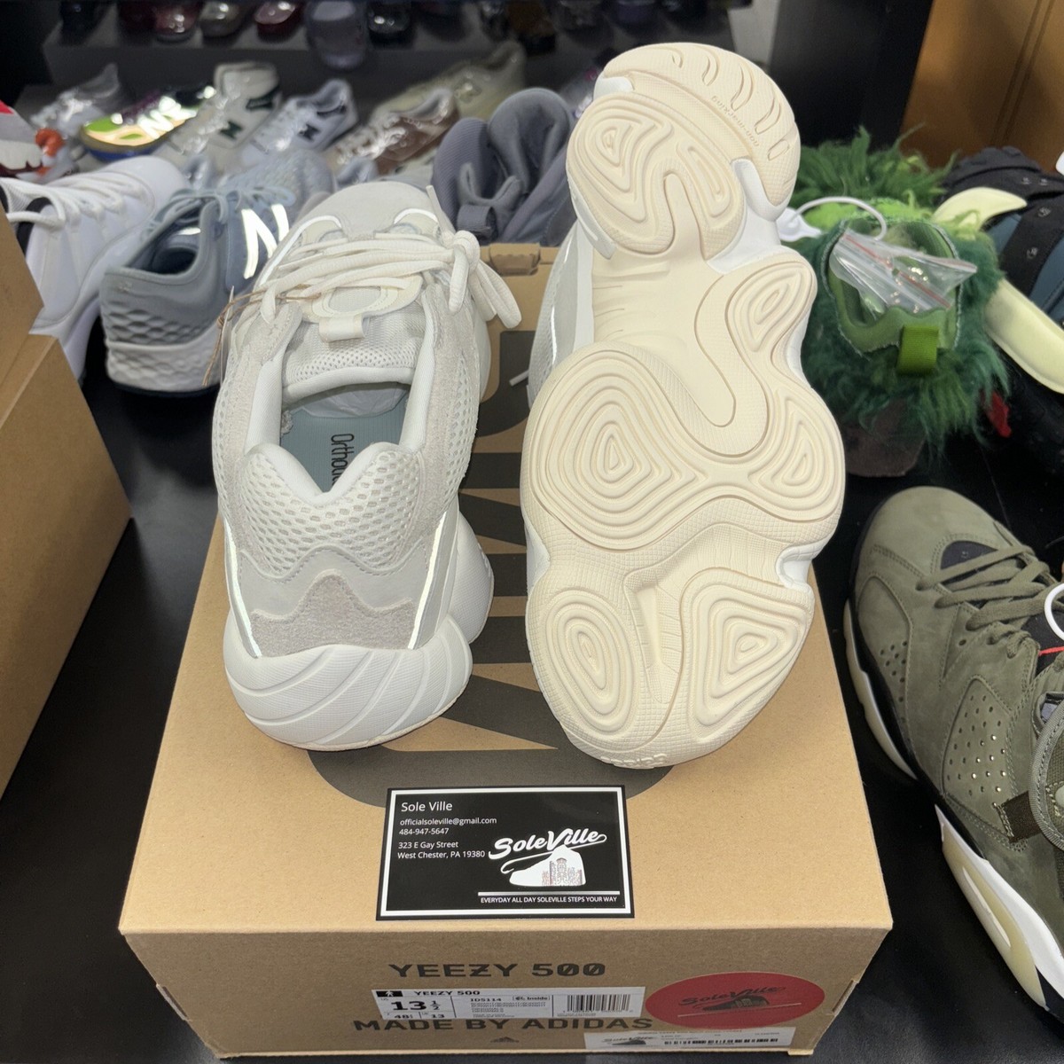 Adidas Yeezy 500 Bone White
ID5114 Men\'s Size 16 Sneakers Yeezy 500  main image 3