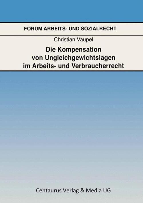 Die Kompensation Von Ungleichgewichtslagen Arbeits- Und