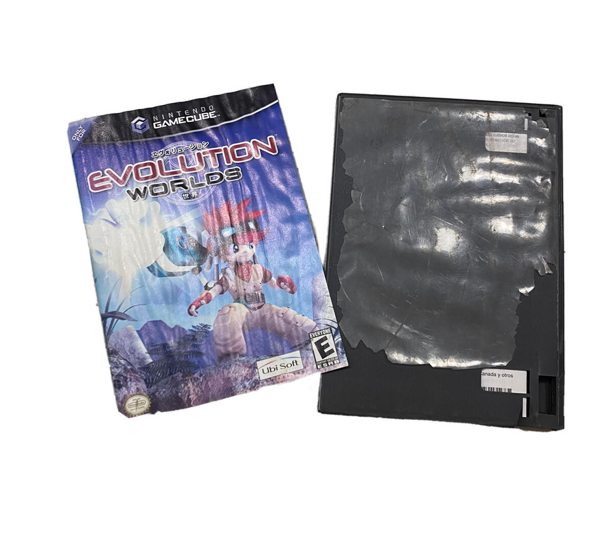 Evolution Worlds (Nintendo GameCube, 2002) Complete/WATER DAMAGE