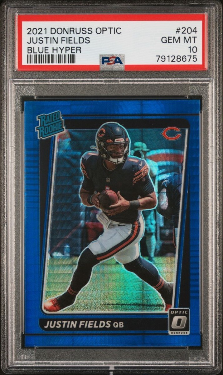 Justin Fields rated rookie サイン NFL カード Justin Fields rated rookie サイン NFL カード 2021 Optic