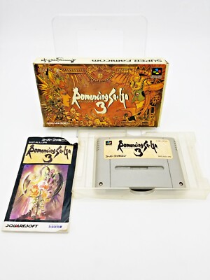 Jeu Romancing SaGa 3 Super Famicom Complet - Version Japonaise, Bon état