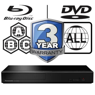 Panasonic Blu-ray Player DP-UB450 MultiRegion All Zone Code Free 4K UHD - Image 1 of 4