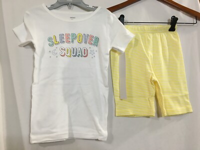 New Carter's Girs Sleepover Star Pajama Set Snug fit Short Sleeve Shorts U pick