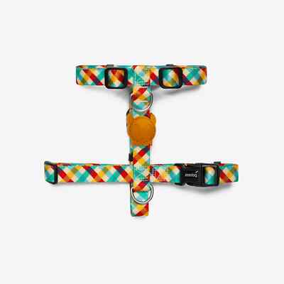 ZEE.DOG | Phantom Adjustable Dog Halter H-Harness |4-point Locking Buckle