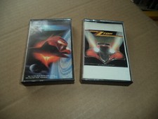 Vintage ZZ Top 1983, 1985 rock cassette tape lot x2 Eliminator, Afterburner