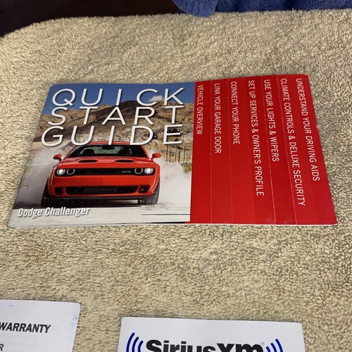 2022 Dodge Challenger OEM Owner’s Manual Set (Without Case)- Used - Picture 7 of 11