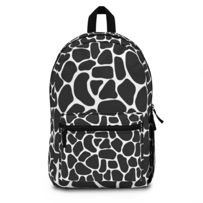 giraffe print backpack