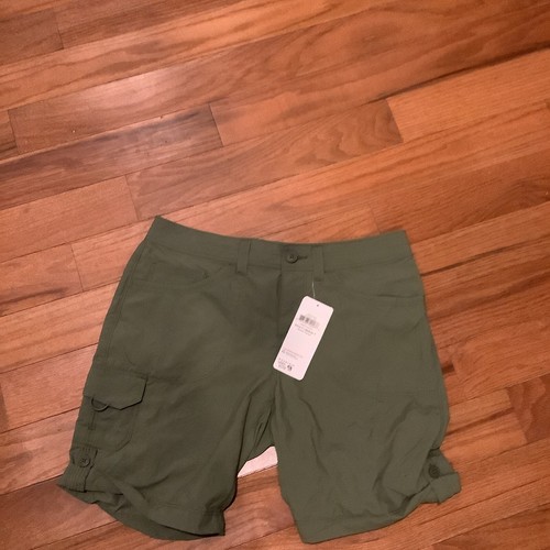 Mountain Hardwear Women’s Green Mirada Cargo Hiking Active Shorts Size 6 NWT - Picture 3 of 11