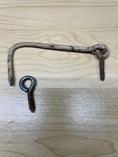 Vintage 5 inch Metal Farm Door Gate Latch Hook  Eye