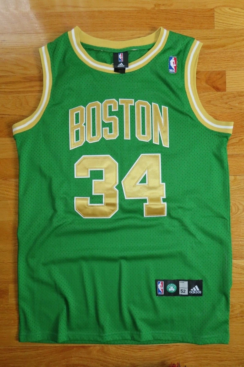 Adidas PAUL PIERCE No. 34 BOSTON CELTICS (Size 52) Jersey GREEN ...