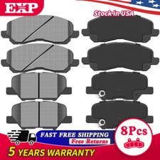Front+Rear Ceramic Disc Brake Pads Set For Mitsubishi Outlander + Sport