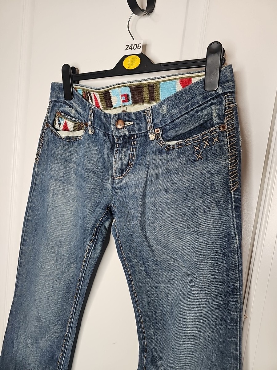 WEST.⑤ Joe's Jeans RN# 106214 DENIM Bootcut JEANS Distress Wash Blue Sz W