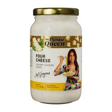 The Pasta Queen Four Cheese Sauce, 14 oz Jar