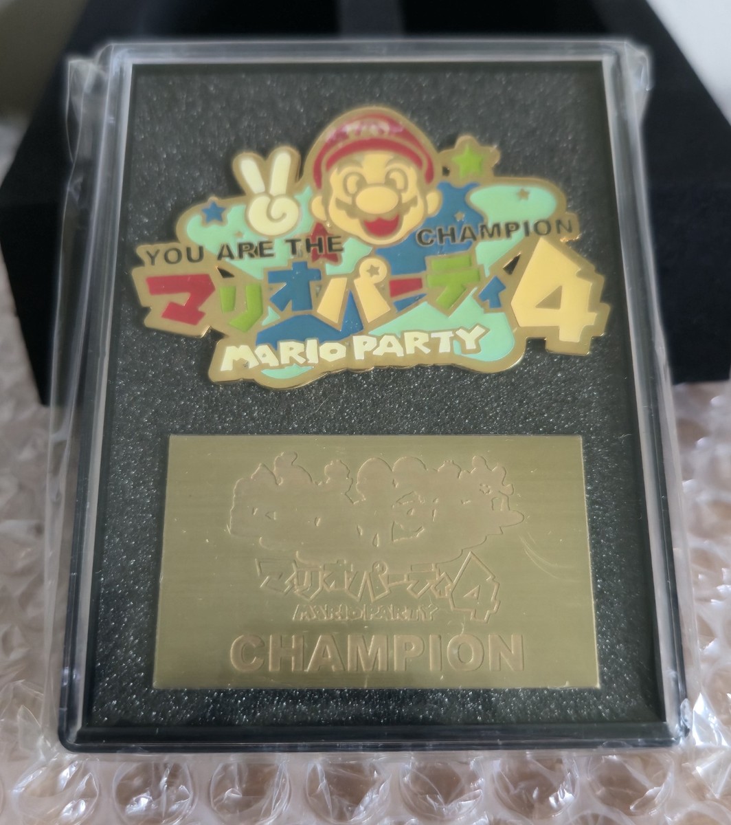 マリオパーティ4 チャンピオンピンバッチchampion マリオパーティ4 CHAMPION ピンバッジ - メルカリ
