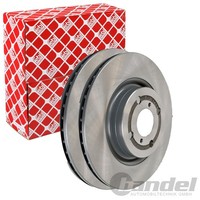 2X Febi Bremsscheiben Ø280Mm Vorne Passend FÜR Toyota Yaris
