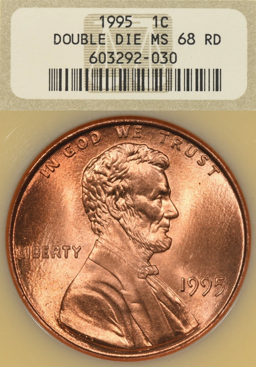 1995年 リンカーン セント ダブル ジー MS-68 レッド NGC 1995年 リンカーン セント ダブル ジー MS-68 レッド NGC