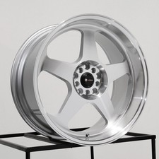 19x9.5 Vors Sp1 5x110 35 Silver Machined Wheels Rims Set4 73.1