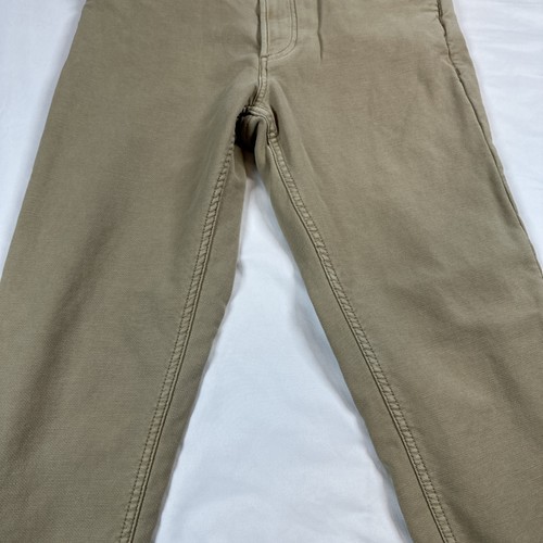 Faherty Pants Mens Size 32 Dark Tan Stretch Terry 5 Pocket Slim Straight Casual - Picture 9 of 18