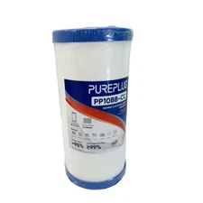 PurePlus PP10BB-CC Water Filter 10" x 4.5" 5 Micron Sediment Activated Carbon