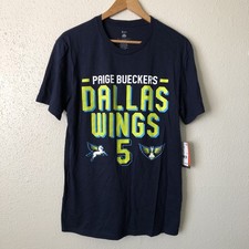 New Dallas Wings Paige Bueckers 5 Blue WNBA T-Shirt Size Medium Sold Out