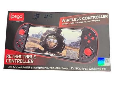 iPega PG-9217A Retractable Telescopic Wireless Controller Black/Red for iOS