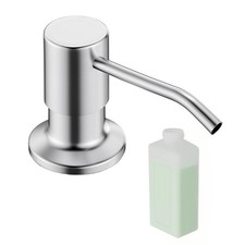 Built in Soap Dispenser for Kitchen Sink, Brushed Nickel Stainless Steel Coun...