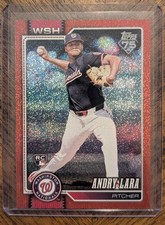 2026 Topps Series 1 Andry Lara Red Sand Glitter 1/5 RC 75th Topps