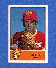 BOB WELCH - 1978 Albuquerque Dukes (LA Dodgers AAA) pre-rookie card NM/M. rookie card picture