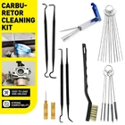 For Carburetor Carb Cleaning Jet Remover Cleaner Kit Tool Set Needle Brushes 1X