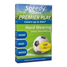 Speedy Seed Premier Play Grass Seed - Hard Wearing Grass Seed Mix - 750g 13.32 per kilo