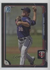 2015 Bowman Draft Chrome Asia Exclusive Black Refractor Kohl Stewart #148 5m2