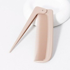 1pc portable minimalist folding tail comb, mini and compact portable home hair